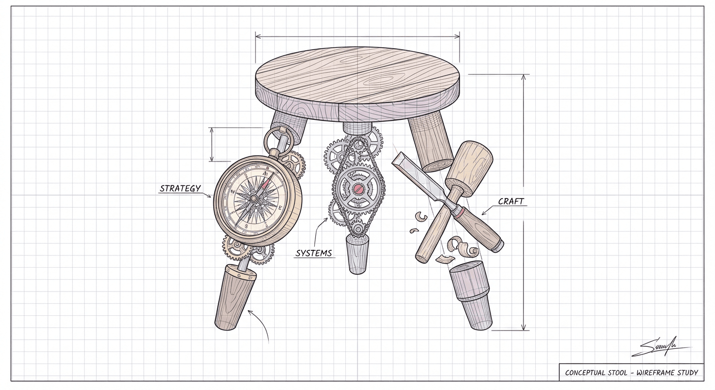 Illustration for Strategy, Systems, Craft